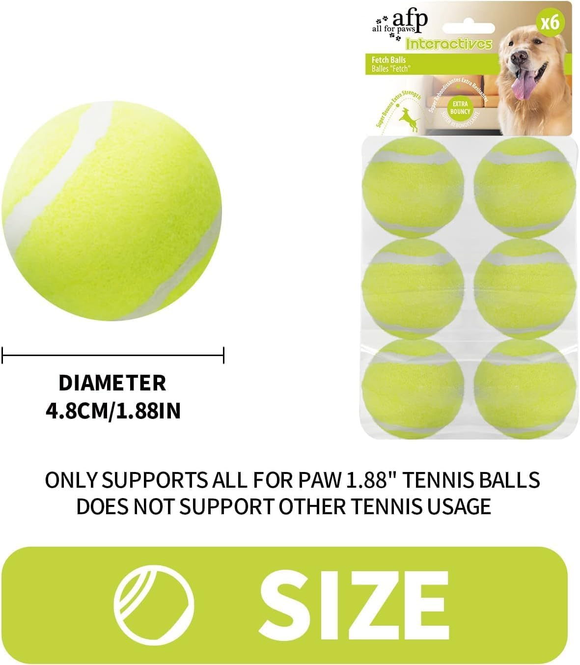 PAW BOOST Mini Tennis Ball Launcher for Dogs