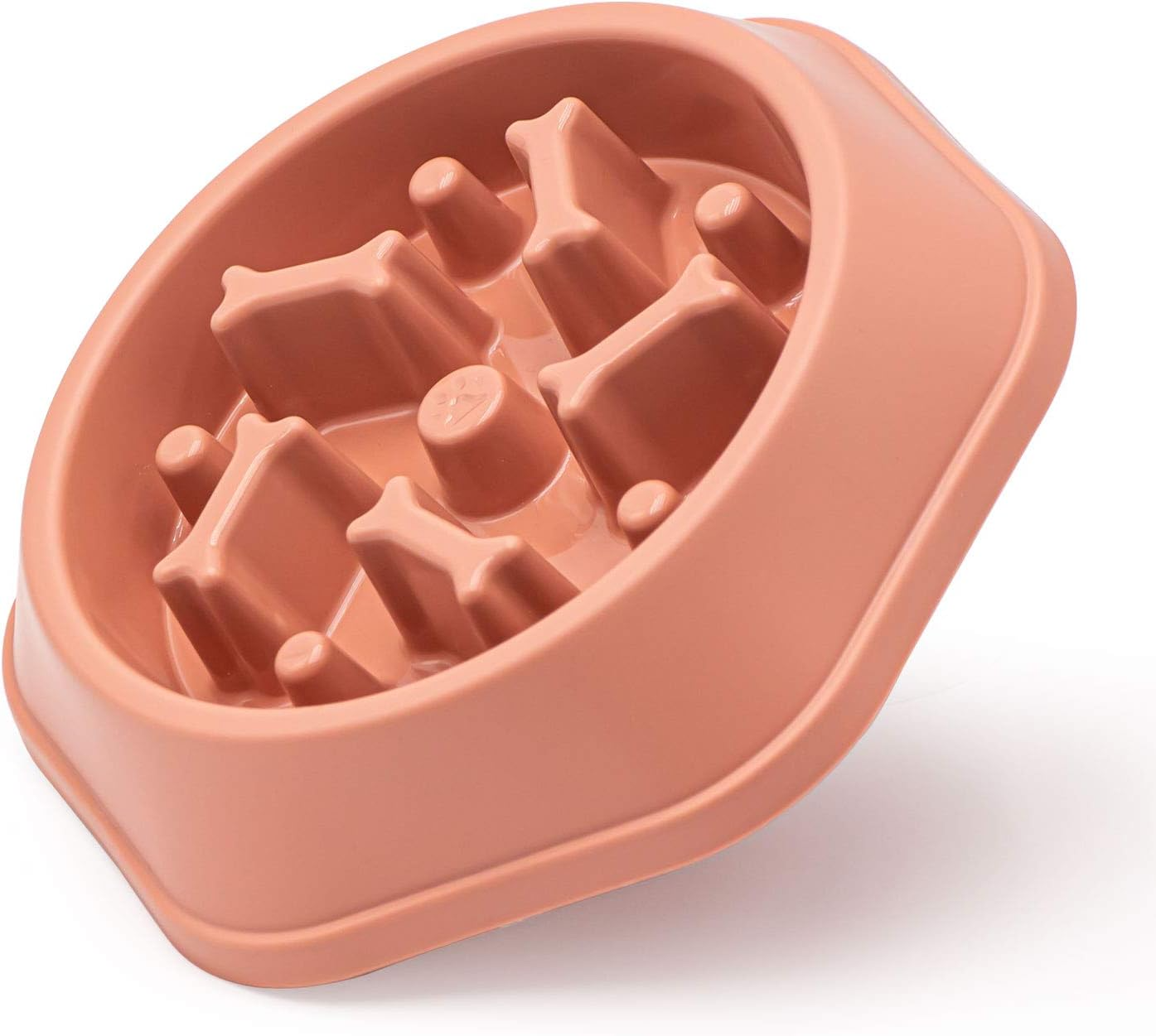 SafeBite Colorful Slow Feed Dog Bowl